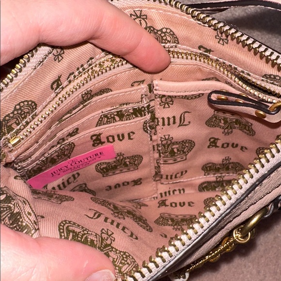 Vintage Juicy Couture Pink Mini Charm Bag Gold Hardware Y2K - Picture 8 of 11